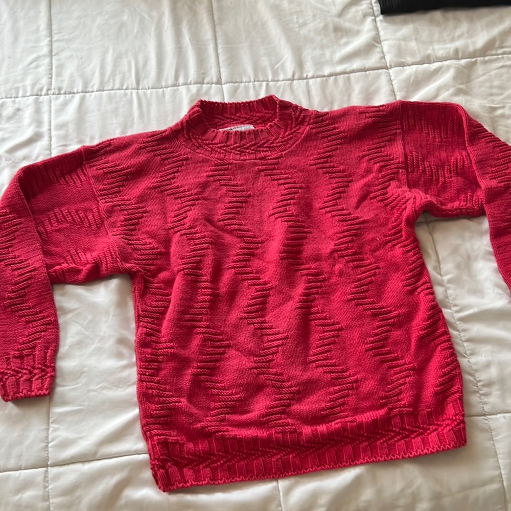 New Concepts Vintage Pink woven sweater